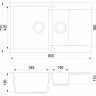 Кухонная мойка Teka Clivo 60 B-TQ Топаз