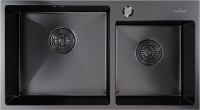 Кухонная мойка Mixline Pro 547241 (черный графит, 3 мм)