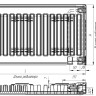 Радиатор Лидея ЛК 11-509 тип 11 500x900
