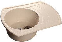 Кухонная мойка GranFest GF-R650L (белый)