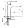 Умывальник Cersanit Moduo 60 S-UM-MOD60/1 + 63055