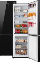 Холодильник Weissgauff WRK 1850 D Full NoFrost Inverter Black Glass