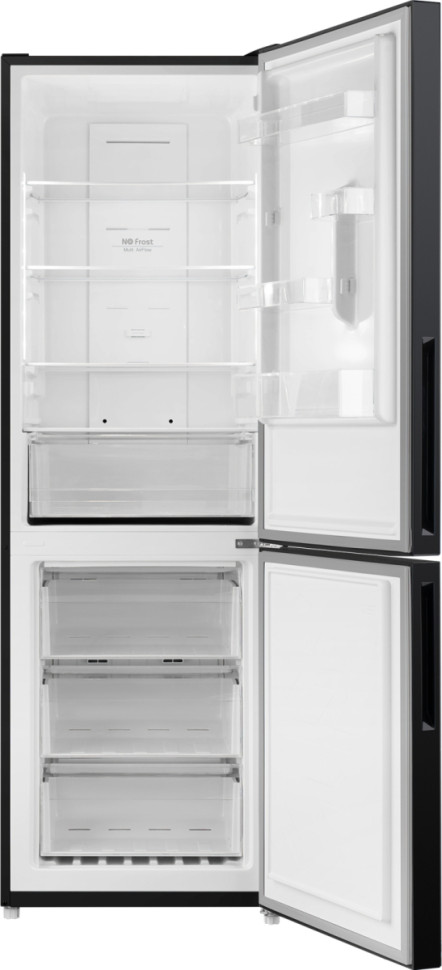Холодильник Weissgauff WRK 1850 D Full NoFrost Inverter Black Glass
