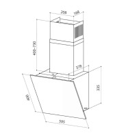Вытяжка LEX TOUCH 600 IVORY LIGHT