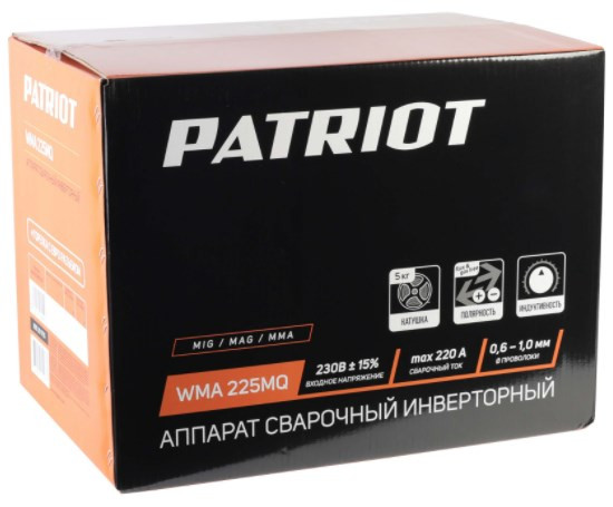 Сварочный инвертор Patriot WMA 225MQ