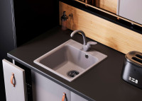 Кухонная мойка Quartz Bond 430 (уголь)