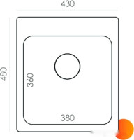 Кухонная мойка Quartz Bond 430 (уголь)