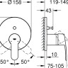 Смеситель Grohe Eurostyle Cosmopolitan 24052002