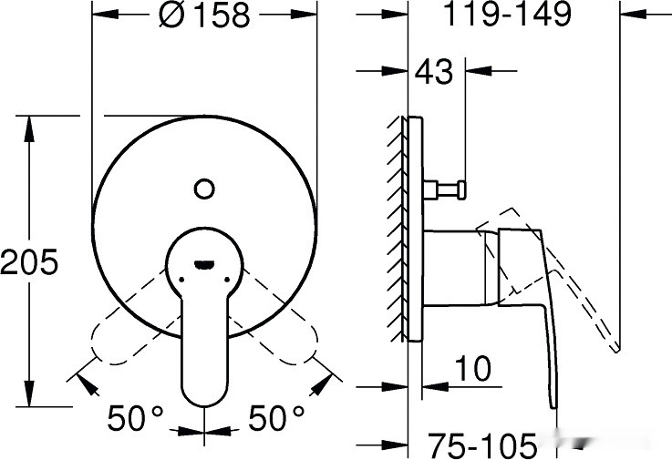 Смеситель Grohe Eurostyle Cosmopolitan 24052002