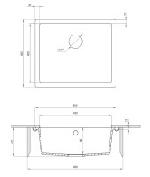 Кухонная мойка Deante Corda ZQA G10C
