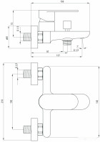 Смеситель Deante Alpinia BGA 010M