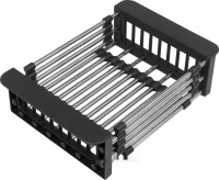 Кухонная мойка Basic CL DS Decor 60x50 (черный, коландер, дозатор)