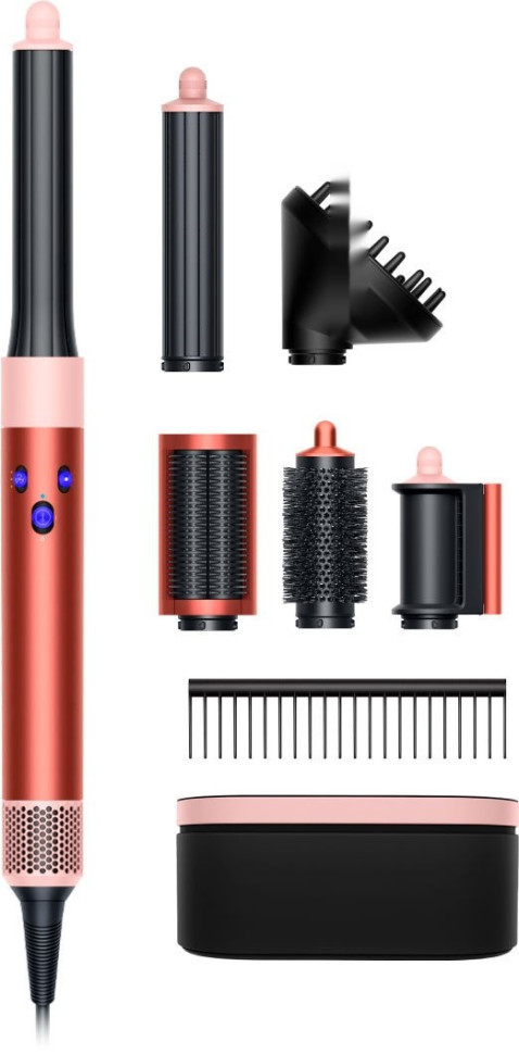 Фен Dyson Airwrap Complete Long Volumise 581840-01 (евровилка, клубнично-бронзовый/розовый румянец)