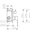 Смеситель ESKO Singapore Black SB 83-2