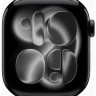 Умные часы Apple Watch Series 11 42 мм (алюминиевый корпус, черный/черный, спортивный силиконовый ремешок S/M)