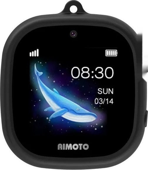 Умные часы с наушниками Aimoto Crystal 4G (черный)