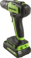 Аккумуляторная дрель-шуруповерт Greenworks GD24DD35 24В (3704007UA)