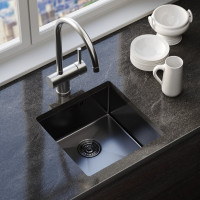 Кухонная мойка Mixline 547226 (черный графит, 3 мм)