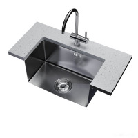 Кухонная мойка Mixline 547226 (черный графит, 3 мм)