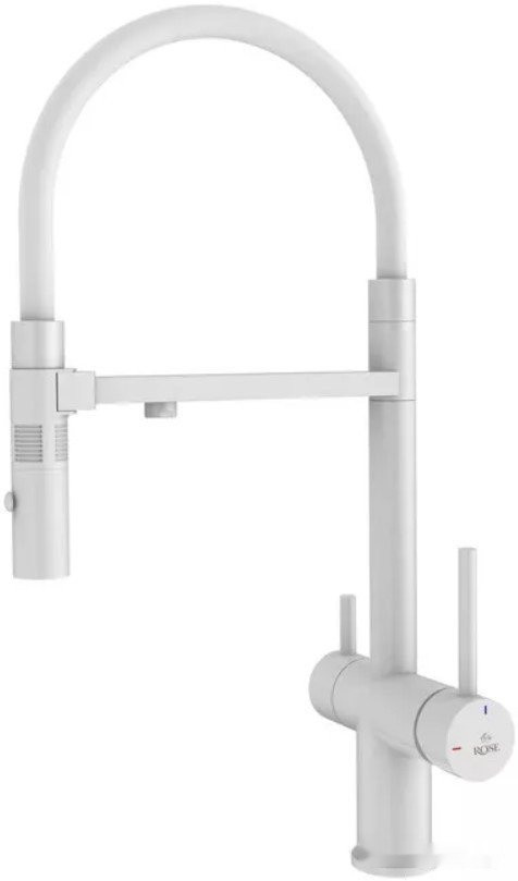 Смеситель Rose R958C (белый)