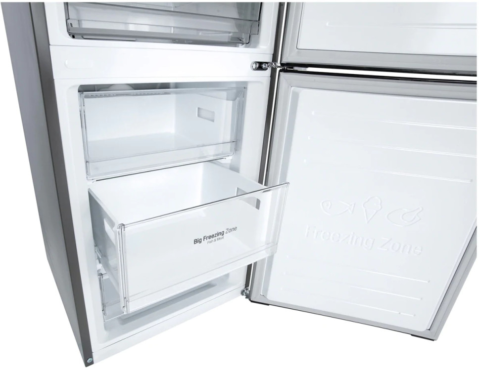 Холодильник с морозильником LG GA-B459SMQM