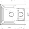 Кухонная мойка GranFest QUARZ Z-09 (черный)