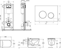 Унитаз Lavinia Boho Smart V-Clean 7 в 1 87561128