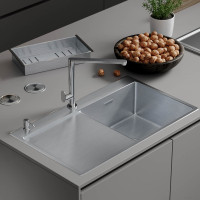 Кухонная мойка Roxen Vespa 560230-70R сатин