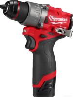 Дрель-шуруповерт Milwaukee M12 FUEL M12FDD2-202X 4933479873 (с 2-мя АКБ 2 Ач, кейс)