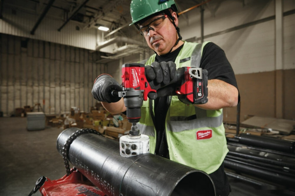 Дрель-шуруповерт Milwaukee M18 FUEL M18FDD3-502X 4933479863 (с 2-мя АКБ 5 Ач, кейс)
