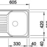 Кухонная мойка Blanco TIPO 45S mini матовая