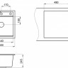 Кухонная мойка Granula KS-5002 (Черный)