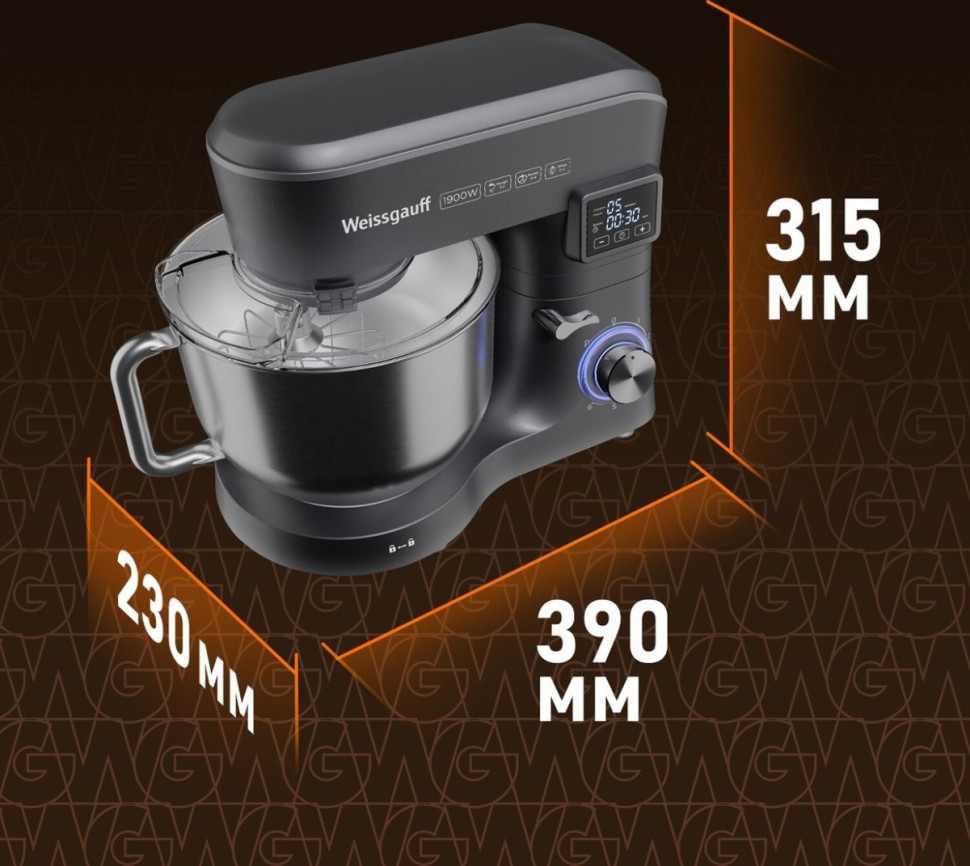 Кухонный комбайн Weissgauff WSM 175 PDR Power Pro