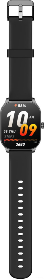 Умные часы Amazfit Pop 3S (черный, с силиконовым ремешком)