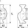 Циркуляционный насос Grundfos UPS 25-80 N 180