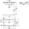Умывальник Creavit Ideal 80 ID080-00CB00E-0000