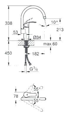 Смеситель Grohe Eurosmart New 33202DC2