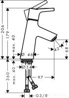 Смеситель Hansgrohe Talis S 72012000