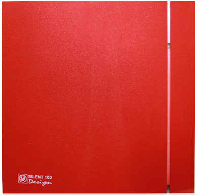 Вытяжная вентиляция Soler & Palau Silent-100 CZ Red Design - 4C [5210611800]