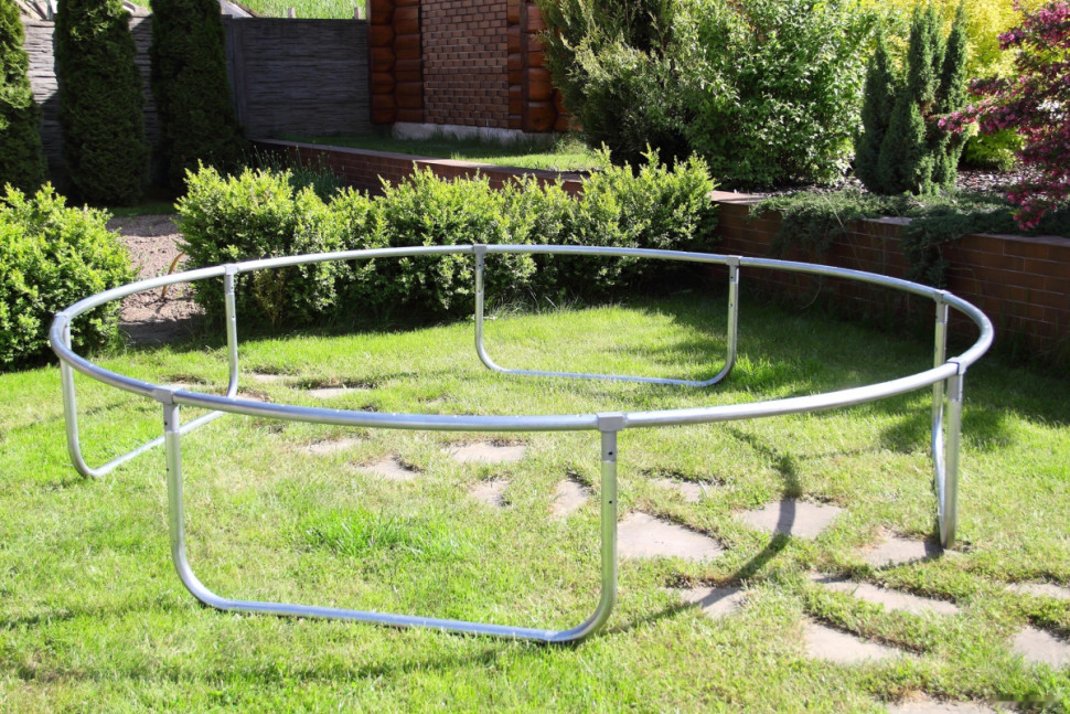 Батут V2 Trampoline Redline 10FT 312 см (с внешней сеткой и лестницей)