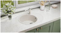 Кухонная мойка Ulgran Quartz Nora 585-01 (жасмин)