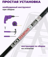 Сушилка для белья Comfort Alumin Group Потолочная 5 прутьев Black Diamond 200 см (алюминий)