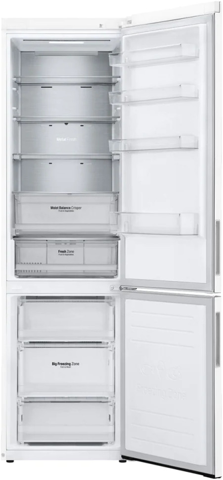 Холодильник с морозильником LG GA-B509CVQM