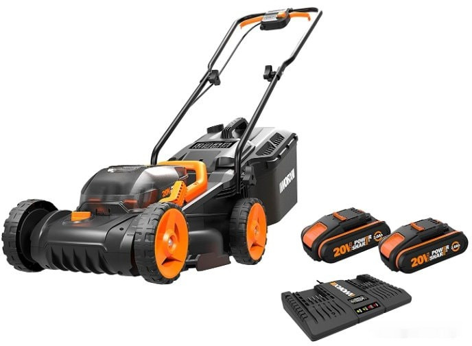 Газонокосилка Worx WG779.9 (без АКБ)