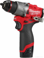 Ударная дрель-шуруповерт Milwaukee M12 FUEL M12FPD2-202X 4933479868 (с 2-мя АКБ 2 Ач, кейс)