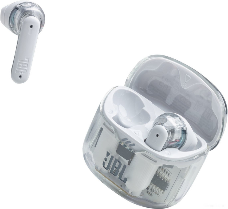 Наушники JBL Tune Flex Ghost (белый)