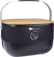 Портативный газовый гриль SAHARA Mini BBQ (черный)