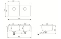 Кухонная мойка AquaSanita Magna SQM 200 111 AW silica