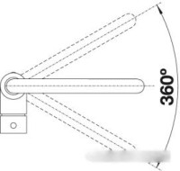 Смеситель Blanco Mili 525130 (серый беж)
