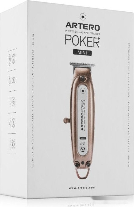 Машинка для стрижки волос Artero Poker Mini+